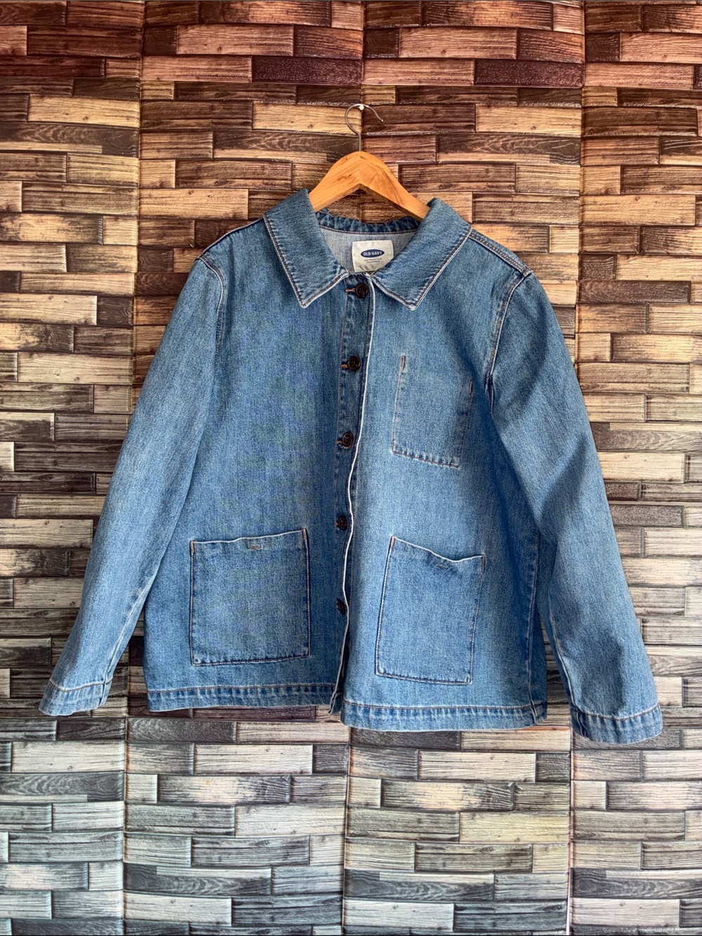 Old Navy XL Chore Classic Light Blue Denim Jacket